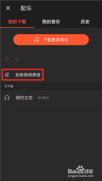 乐秀怎么去除视频原声