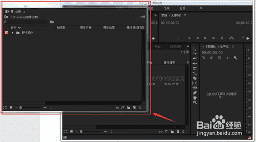 Premiere中素材箱的操作技巧